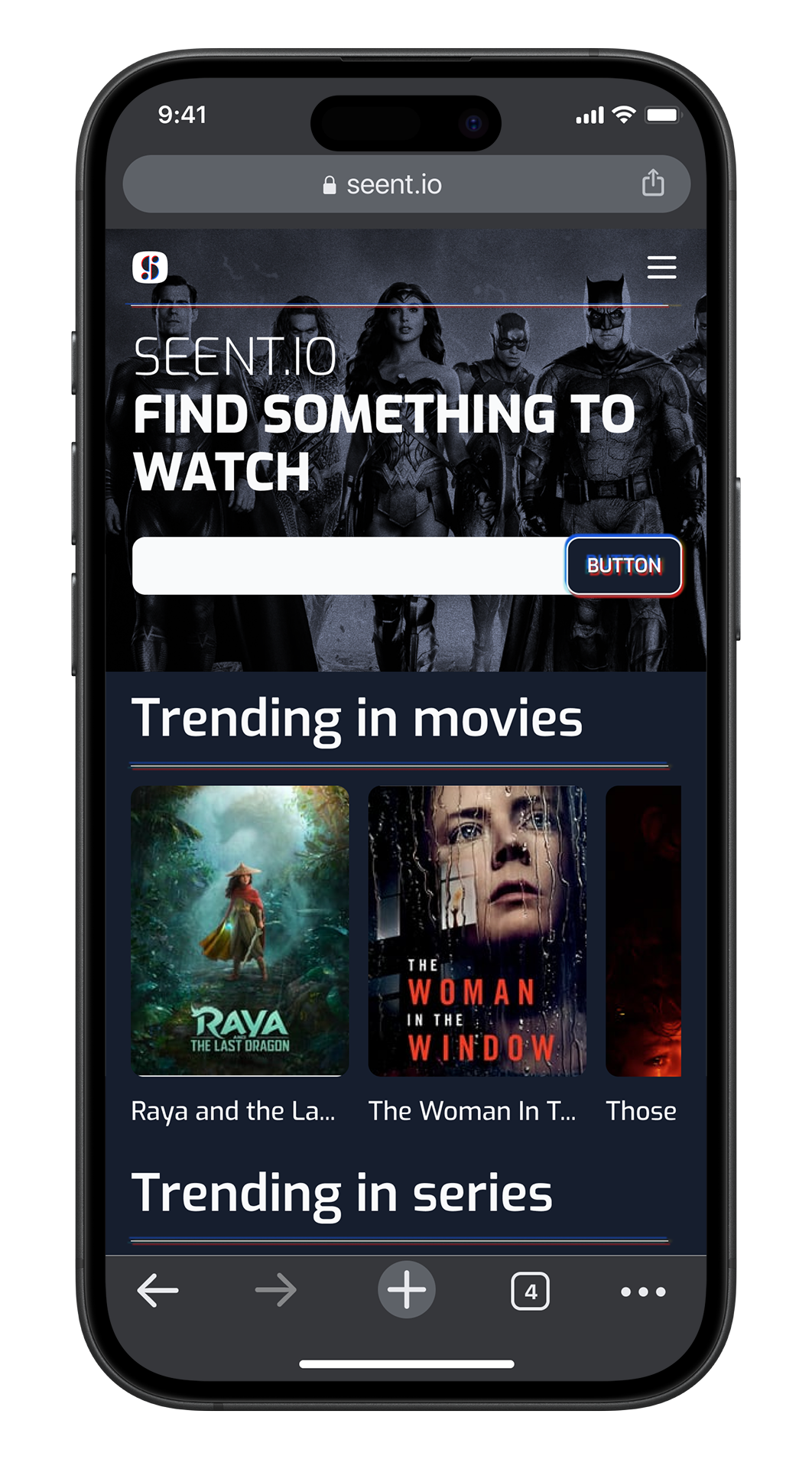 SEENT.IO Mobile Interface
