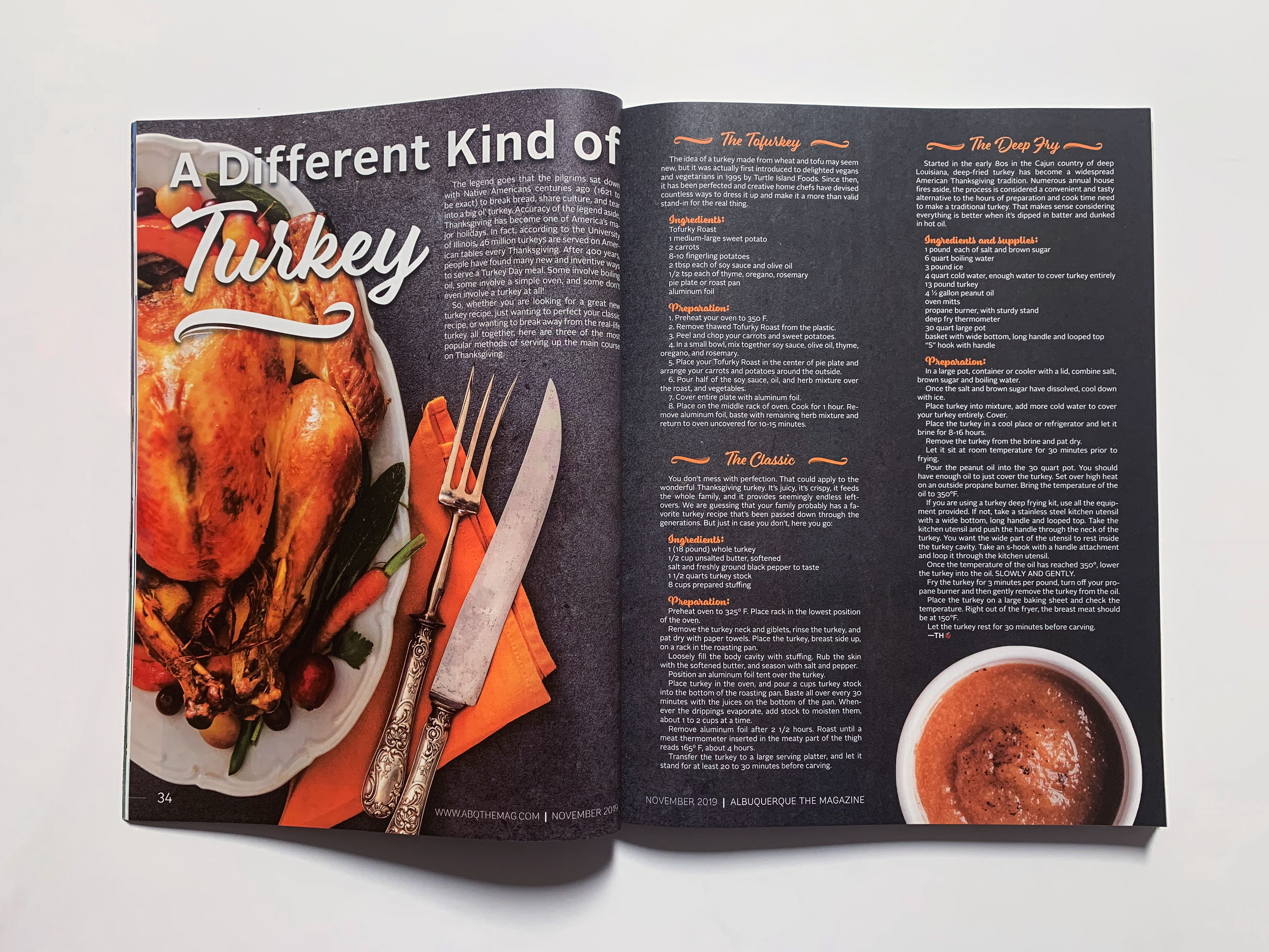 Editorial Print Spread